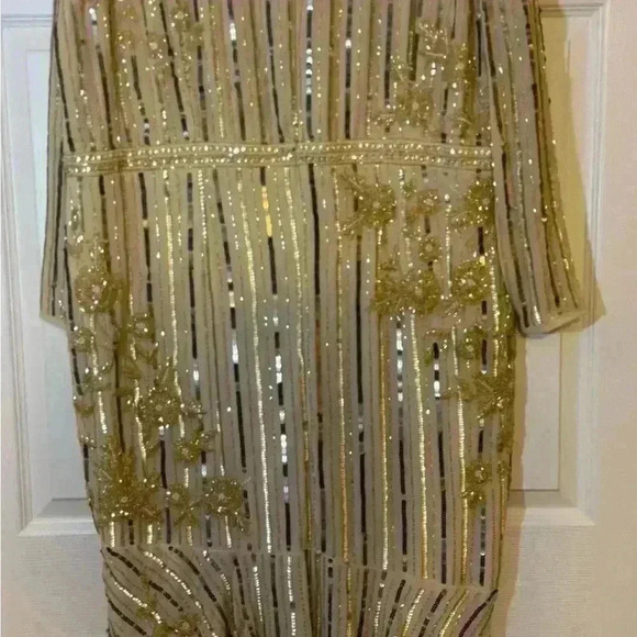 Mac Duggal Embellished Long-Sleeve Midi-Dress Plus Size 22 NWT Style 93627 - Picture 5 of 7